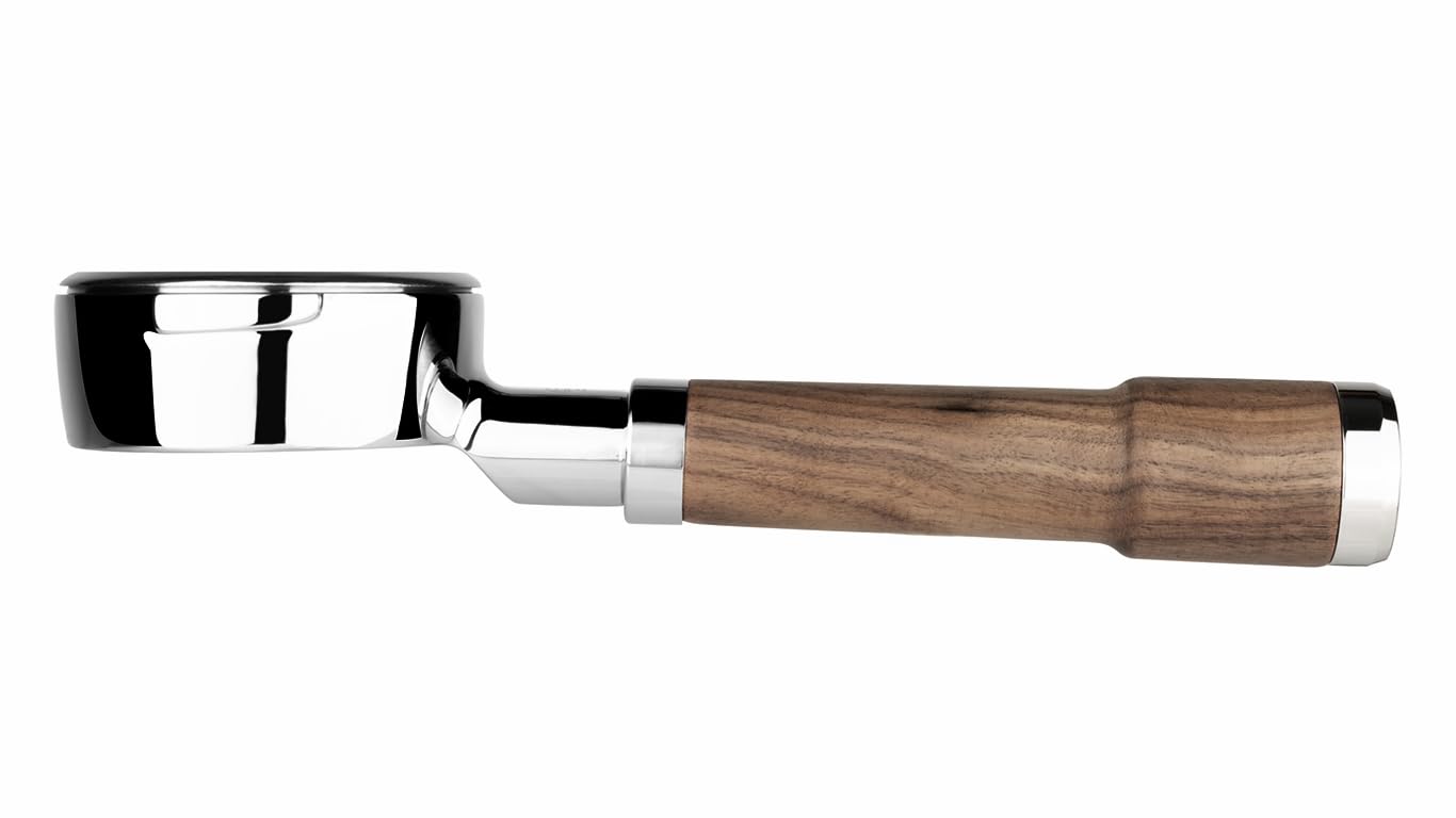 LILQ 58mm Bottomless Naked 2 Ears Portafilter Compatible with E61 Grouphead Machines– Includes 18–20g Basket (WanutFusionV3, 58mm For E61)