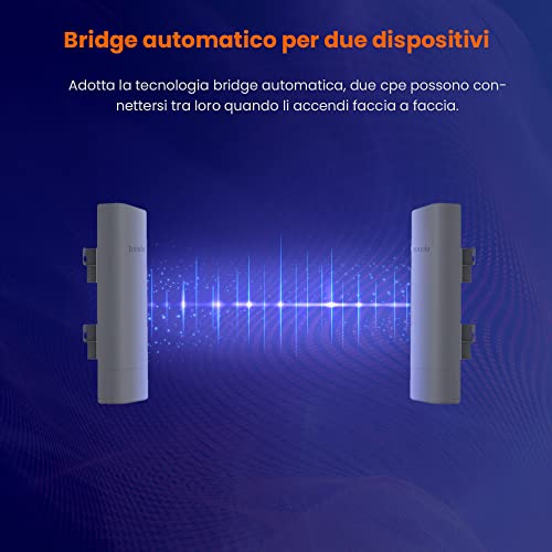 Image of Tenda (Renewed) O3 Single Band Wireless N150 Outdoor High Power Access Point (White)