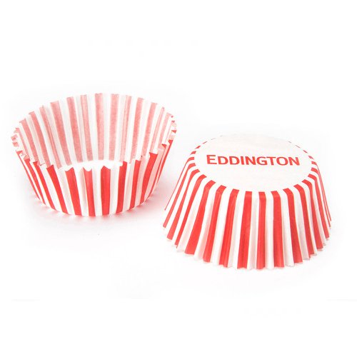3 x 100pk Eddingtons Small Mini Fairy Cake Cupcake Muffin Cases Red Stripes
