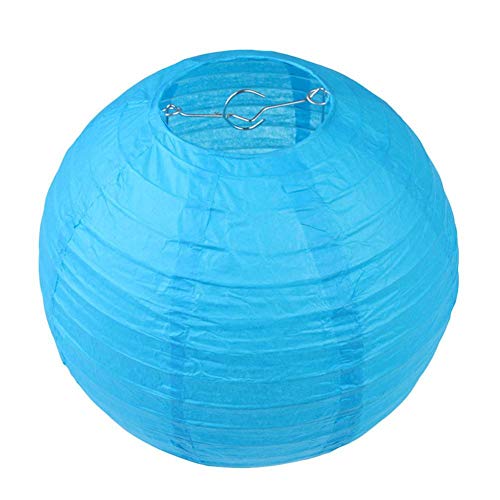 Hillrong Linternas de Papel, Lámpara de Papel China Redonda de 6 Pulgadas Decoración de Boda de Lámpara de Bola Colgante de Bricolaje para Cumpleaños de Boda Bebé Ducha Partido Techo Decoración Hogar