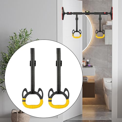 Anillas de gimnasia fitness 2 piezas con correas ajustables miniatura 2
