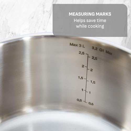 Image of T-fal Stainless Steel Pots and Pans Set 11 Piece, Induction, Oven Broiler Safe 500F, Kitchen Cooking Set w /Fry Pans, Saucepans, Saute Pan, Steamer, Cookware, Dishwasher Safe, Silver