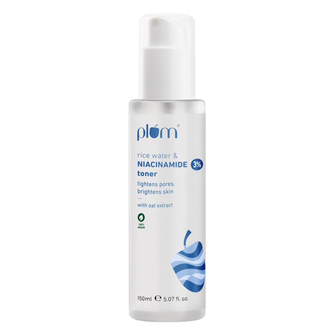 Plum 3% Niacinamide & Rice Water Face Toner | With Rice Ferment Extract | Alcohol-Free Toner | Fades Blemishes, Brightens Skin | Smoothens Skin |…
