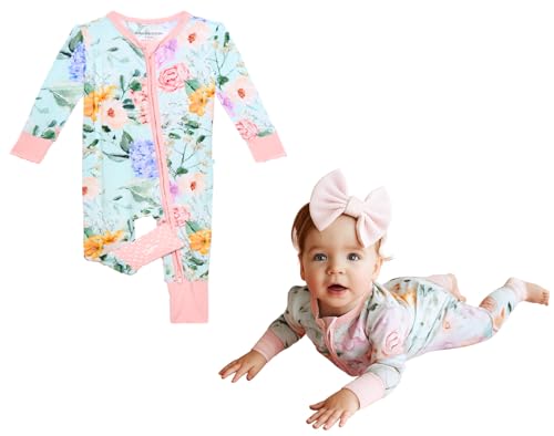 Image of Posh Peanut Convertible Baby Sleepers - Footless Baby Pajamas with 2 Way Zipper for Easy Diaper Changes
