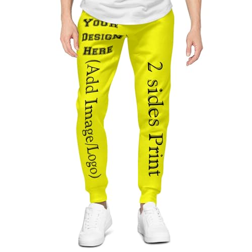 Custom Sweatpants for Men/Women Personalized Sweatpants Add Image Logo Design Your Own Pants for Gift3
