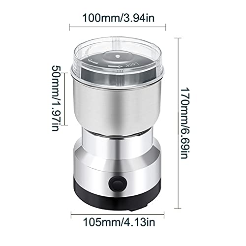 DONTZ Molinillo eléctri Multiusos de café en Grano, fresadora de Acero Inoxidable para Semillas, Especias, s, nueces - Imagen 5