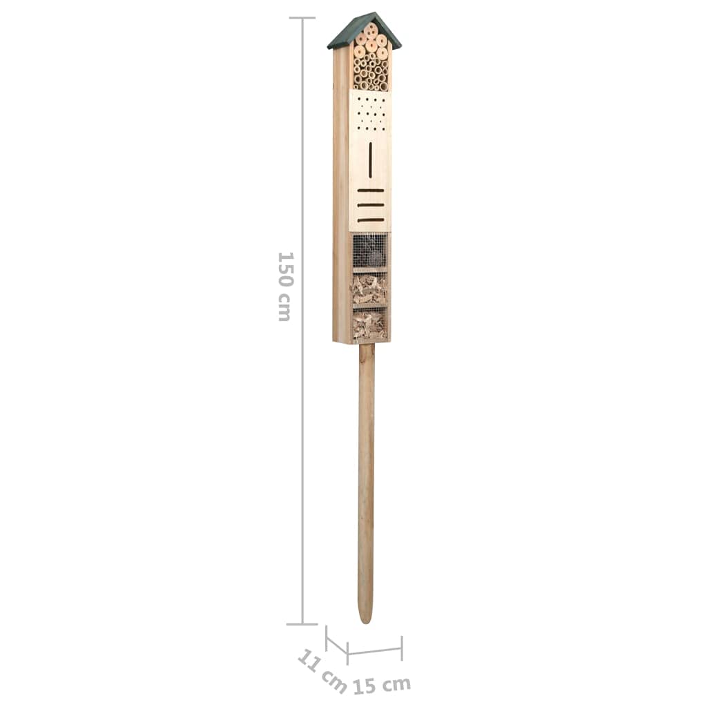 SKM Insektenhotel 15x11x150 cm Tannenholz, Weight: 2.3 kg, 47236