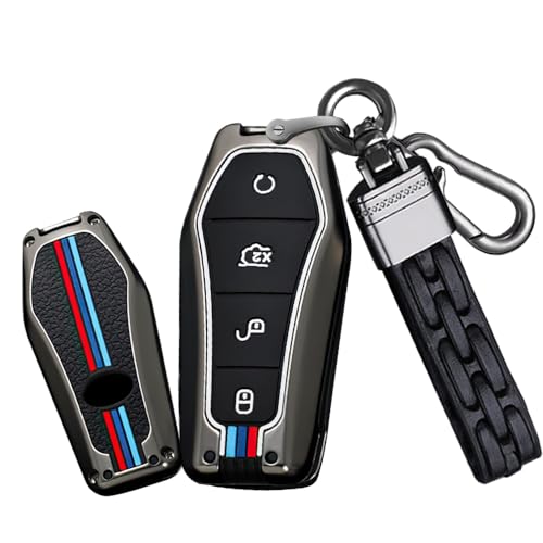 Compatibilità: custodia per chiave auto Smart adatta per BYD Song Plus Atto 3 Han EV Tang DM Qin Seal Dolphin. (I modelli sopra indicati sono solo di riferimento, si prega di fare riferimento alle chiavi Immagine prima di ordinare.)