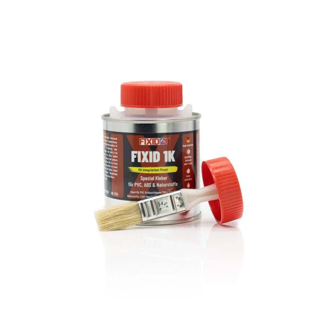 Colla monocomponente per riparazione gommoni, PVC, TPU, ABS e materiali naturali - FIXID 1K 1000ml