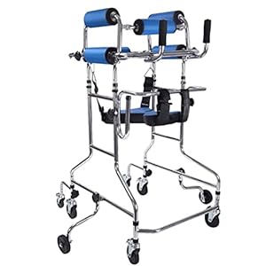 Draagbare medische wandelaar, in hoogte verstelbare volwassen wandelaar, medische wandelaar voor senioren oudere gebruikers en beperkte mobiliteit met gehandicapten De nieuwe doordachte