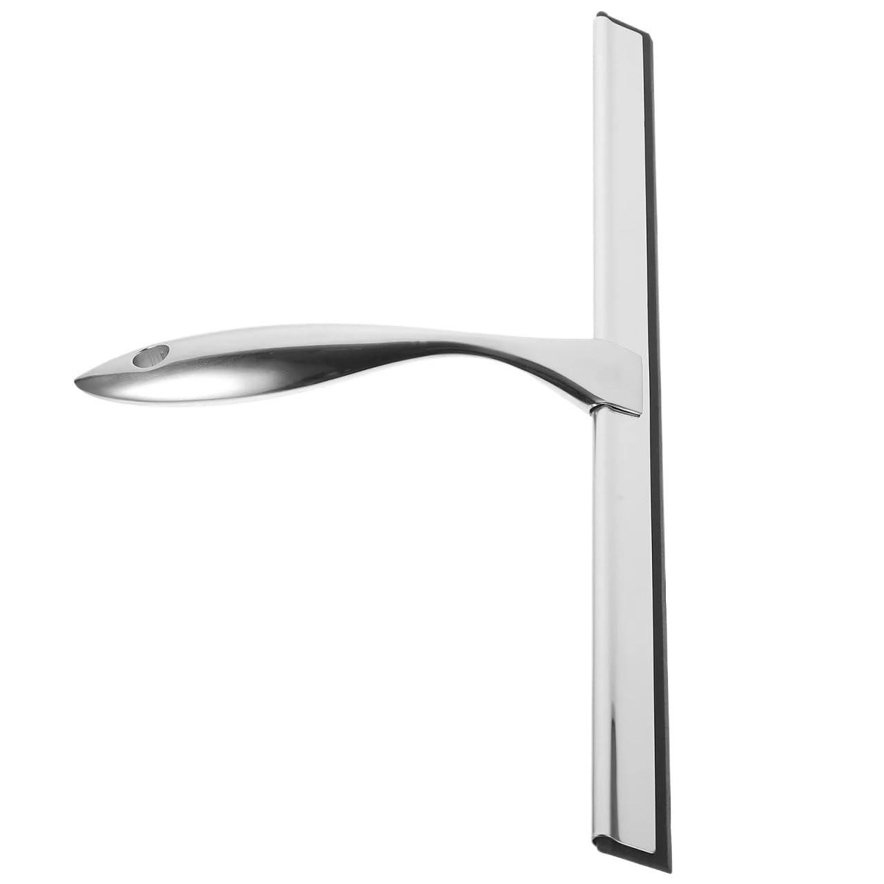 Duschabzieher Edelstahl-Duschabzieher for Badezimmer, Glastür, Fenster, Autoreiniger, einfache Aufbewahrung, Hakengriff