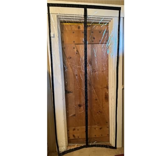 Rideau de porte thermique transparent isolant de qualité supérieure pour climatiseur - 2