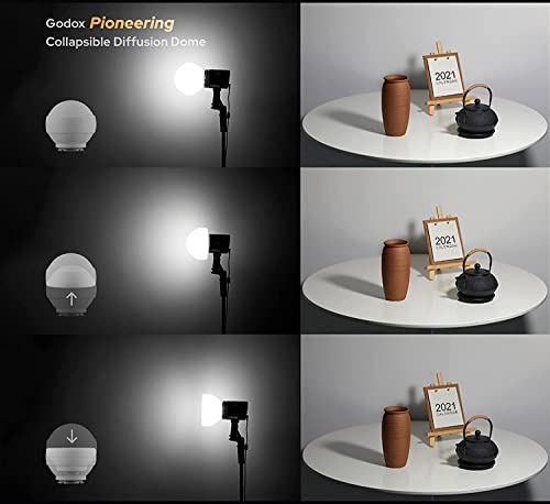 Image of GODOX ML30Bi Bi-Color 40W LED Video Light, 2800K-5600K Color Temperature with Reflector, CRI 96+ TLCI 97+, 7FX Effects,Slient Mode, APP Wireless Control (ML30Bi)