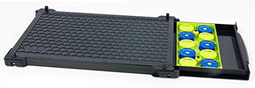 Fox Matrix Shallow Drawer Unit with EVA Discs and Insert Tray Fishing, Black