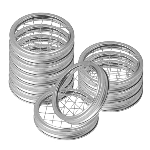 PRETYZOOM Reusable Floral Grid Set Metal Grid Panels Wire Rings for Vase Decorations