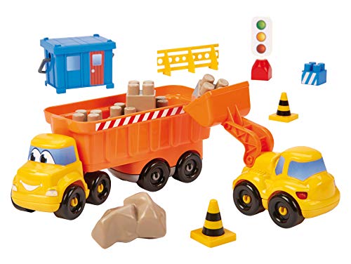 41szwgsNmsL Jouets Ecoiffier – 3020 - Chantier Abrick – Jeu de construction pour enfants – Dès 18 mois – Fabriqué en France