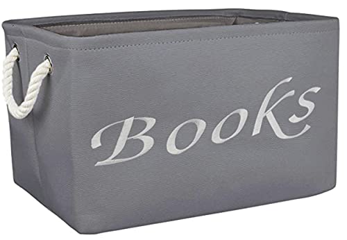 Modern Designs Pro Embroidered Tote Bin - Storage Basket for Nursery - Large Storage Box - Organizing Bedroom