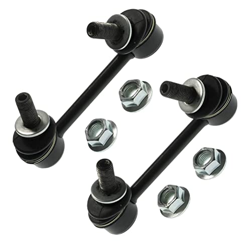Image of Detroit Axle - Rear 4pc Shock Absorbers Kit for Toyota Highlander Lexus RX350 RX450h RX350L RX450hL, 2 Sway Bars 2 Shock Absorbers Replacement