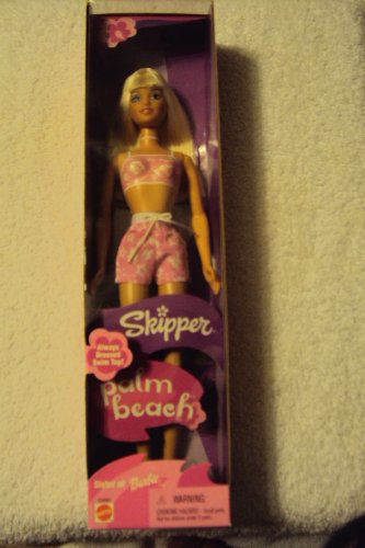 Barbie Palm Beach Skipper Always Dressed Pink Swim Top miniatura 1