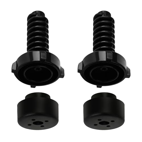 Image of DC61-03191B Leveling Leg Rubber Pad and DC61-01722B Leveling Leg Replacement for Washer Adjustable Leg (2 Pack)