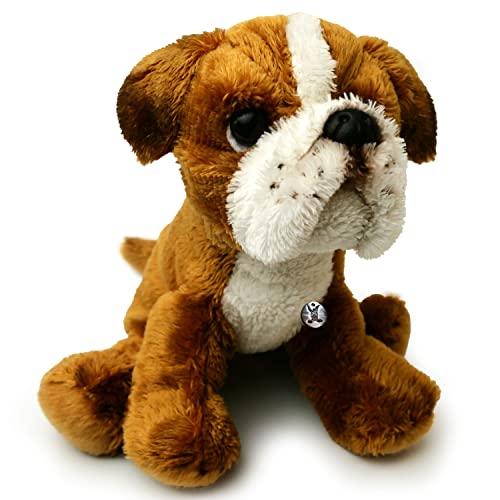 Boxer Bulldogge Kuscheltier Hund Plüschtier Schnuffelhund Tony - Kuscheltiere*biz