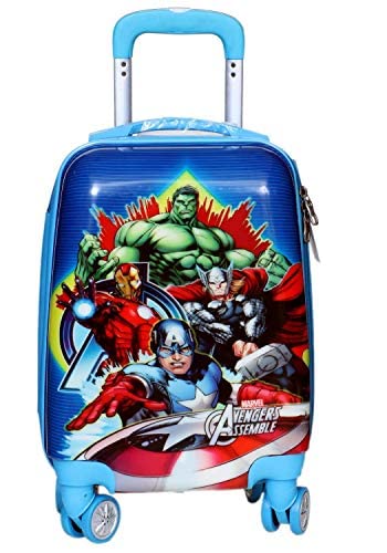 Swarn Polycarbonate 360 Rotating Wheels spider man Printed Pattern Extra Light Weight for Girls/Kids Trolley Bag spider man Suitcase for Kids, ,Luggage