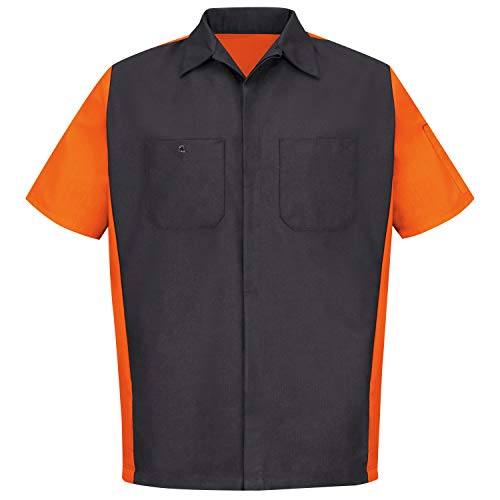 Red Kap Men's Short Sleeve Two-Tone Crew Shirt3