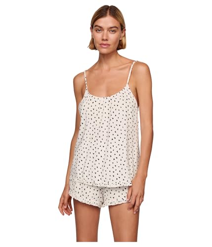 Image of Eberjey Women's Gisele Tencel Printed Modal Ruffle Cami & Shortie Short Set