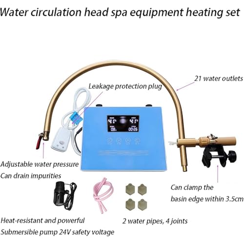Rack de circulation d'eau à 21 trous avec pompe et chauffage de spa