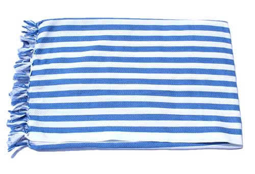 Image of Herringbone Towel|Gamcha for Men|Stripes Towel|Cotton Soft Bath Towels|Towels for Bath Women|Tauliya for Kids|Light Weight Quick Dry Towel|Thin Towel for Travel|Combo Set of 2 Towels