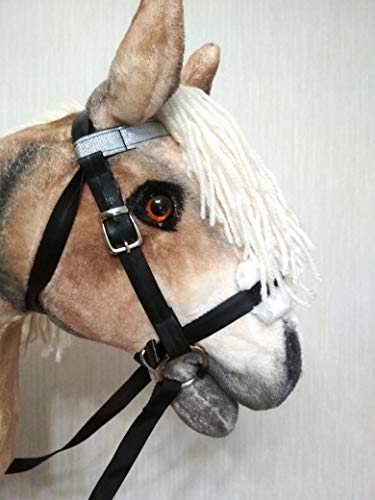 Stick hobby horse | Realistic Haflinger hobby horse for children | Hobbyhorse on stick - Thumbnail 6