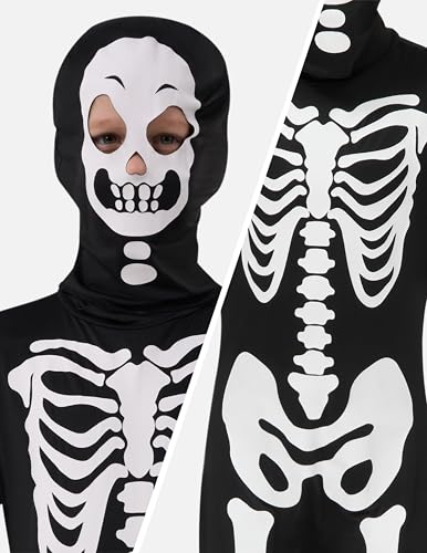 Disfraz de Esqueleto para Niño Halloween Talla XL miniatura 7
