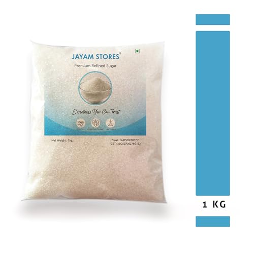 Image of Premium Refined Sugar 1kg | chini Pure & Hygienic | Ideal for Tea, Coffee, Sweets & Cooking | Freshly Packed
