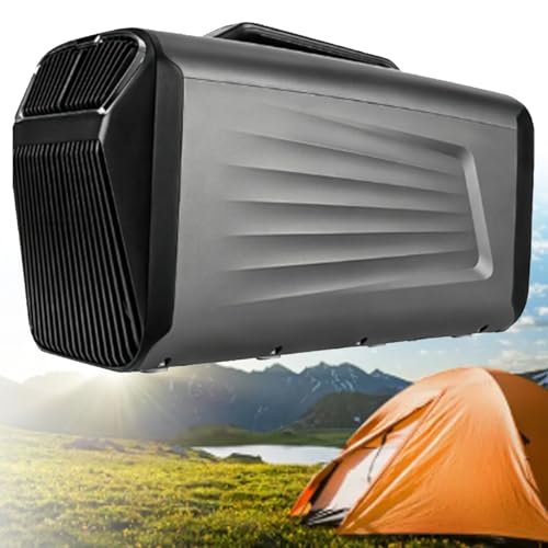 Aire Acondicionado Portátil Para Tiendas De Campaña, Aire Acondicionado Móvil , Funciones De Refrigeración, Deshumidificación, Ventilador Y Modo Sueño; Para Espacios De Hasta 8-10 M² 12V/220V