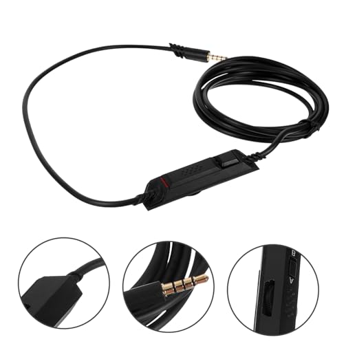 Silenciador inline en cable de control de audio TINEASUR para chatear sin ruidos 5
