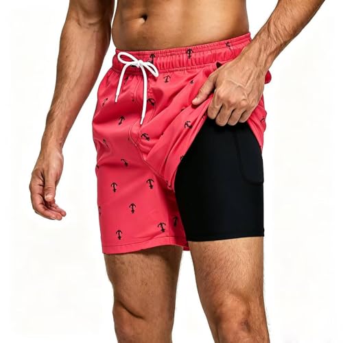 Short de bain pour homme à séchage rapide anti-irritation