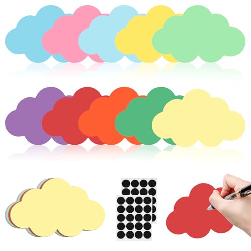 Funzioni innovative e attrazione visiva: carte di moderazione uniche a forma di nuvola in diversi colori vivaci offrono un'elevata riconoscibilità. I biglietti per appunti (23 x 14 cm) ottimizzano il brainstorming e l'organizzazione delle idee grazie alla chiara visibilità