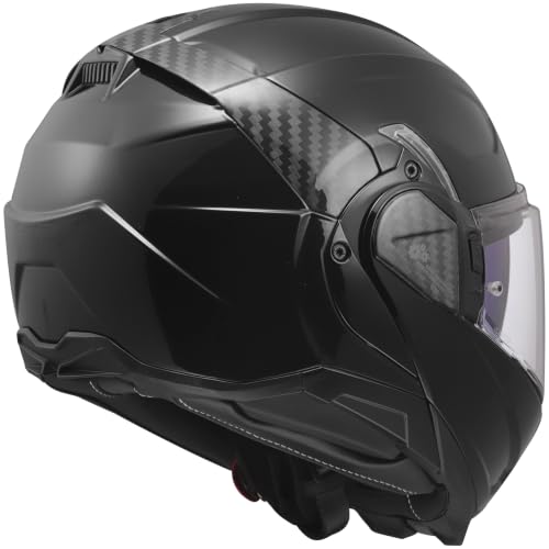 Image of LS2 Helmets Advant II Modular Motorcycle Helmet W /SunShield (Gloss Jeans Gray - X-Small)