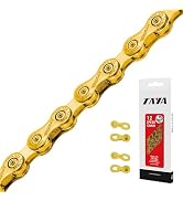TAYA E-OCTO-DH Catena Per E-Bike E MTB 7-8 Velocità – 136 Maglie, Antiruggine Con Tecnologia DHT, Connettori Sigma+
