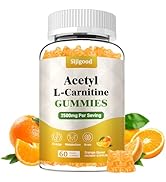 Sijigood Acetyl L-Carnitine Supplement, Natural Nutrition Supplement for Boost Energy, Immunity, ...