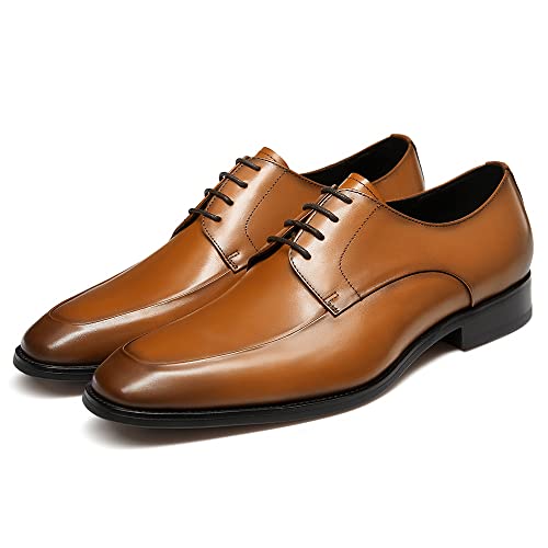 Image of GIFENNSE Mens Oxford Shoes Leather Dress Shoes for Men