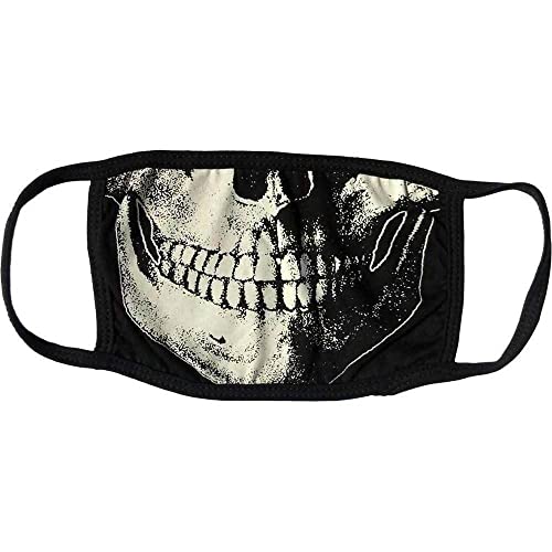 Skull Death White Face Mask Kreepsville 666 Horror Fashion Cover