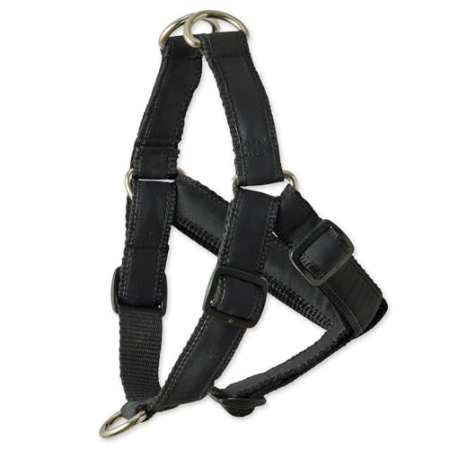 Pet Passion REMY - THE Recycled Ribbon Harness, Black, XX-Large