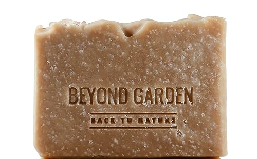 Image of Himalayan Salt Bar Soap & Clay, Non-Drying Body Cleaner, Scented with Essential Oils (Himalayan Salt - Peppermint | Rosemary | Cedarwood, Small) 1x115g