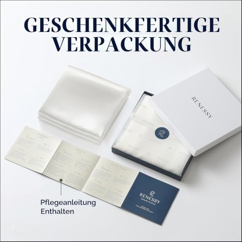 RENESSY Seidenkissenbezug 40x145cm aus 100% Bio-Maulbeerseide, 22 Momme – Ansicht 7