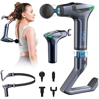 Detachable 3-In-1 Massage Gun with Extension Handle & Massage Strap