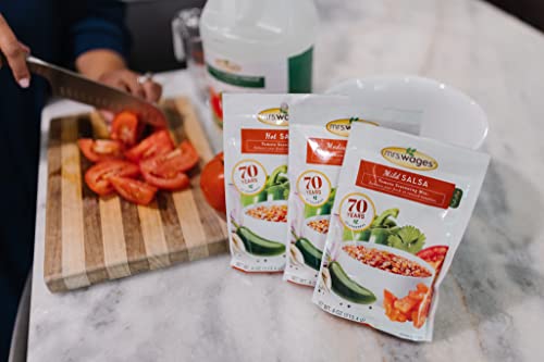 Mrs. Wages Mild Salsa Tomato Seasoning Mix, 4 Oz Packet (Value Pack Of 12) #TOP5