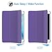 JETech Case for iPad Pro 9.7-Inch 2016 Model (Not for iPad 9.7 5/6 2017/2018), Smart Cover Auto Wake/Sleep (Purple)
