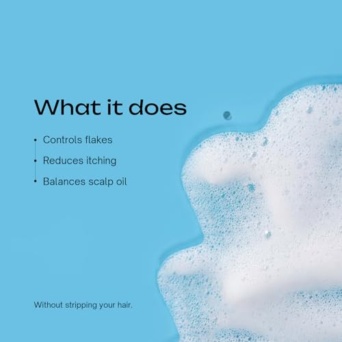 Image of Underated Anti-Dandruff Shampoo for Women & Men | Salicylic Acid, Piroctone Olamine & Climbazole | With Tea Tree Oil, Pro-Vitamin B5 & Rosemary | SLS-Free | Controls Hair Fall & Flakes | 200g
