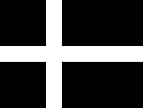 Danish flag of mourning | Alleged early modern Danish flag of mourning Sorgeflag Flag | landscape flag | 0.06m² | 0.65sqft | 21x28cm | 8x11inch for Car Flag Poles